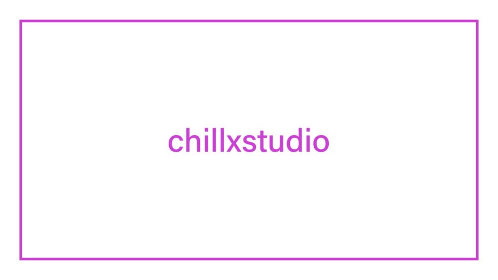 chill-x-studio