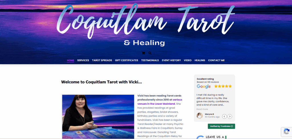 coquitlam tarot homepage