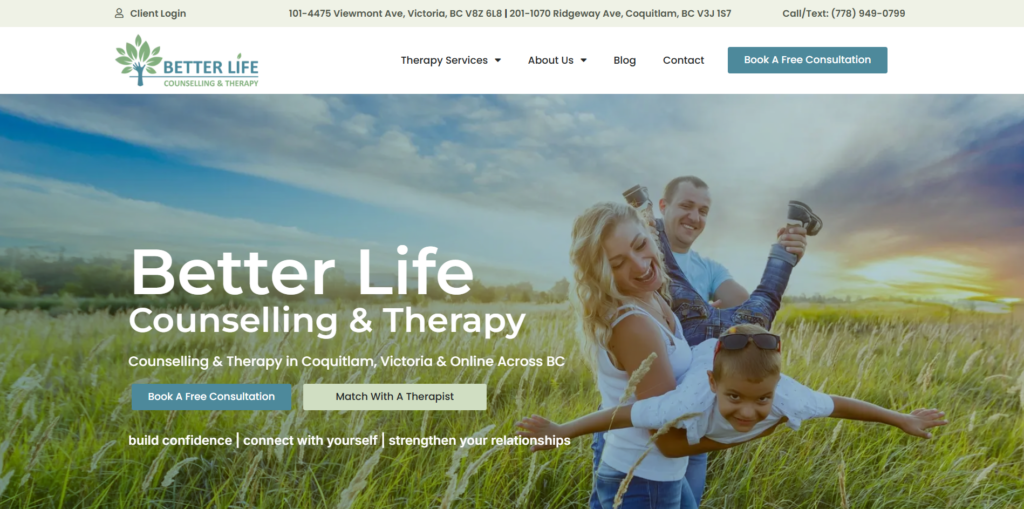 Better Life Counselling & Therapy